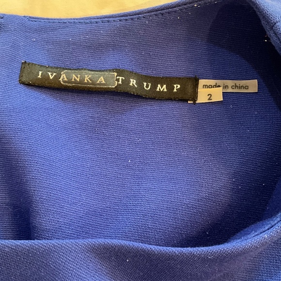 Ivanka Trump, size 2, cobalt blue, knee length dress - Picture 4 of 4